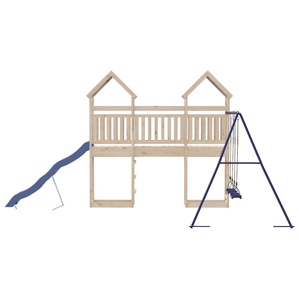 vidaXL Outdoor Playset Solid Wood Pine 6