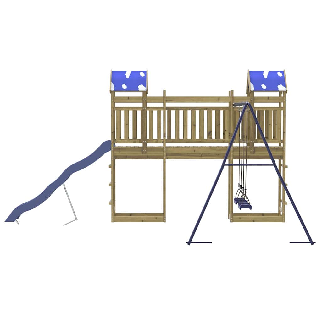 vidaXL Outdoor Playset Impregnated Wood Pine 6