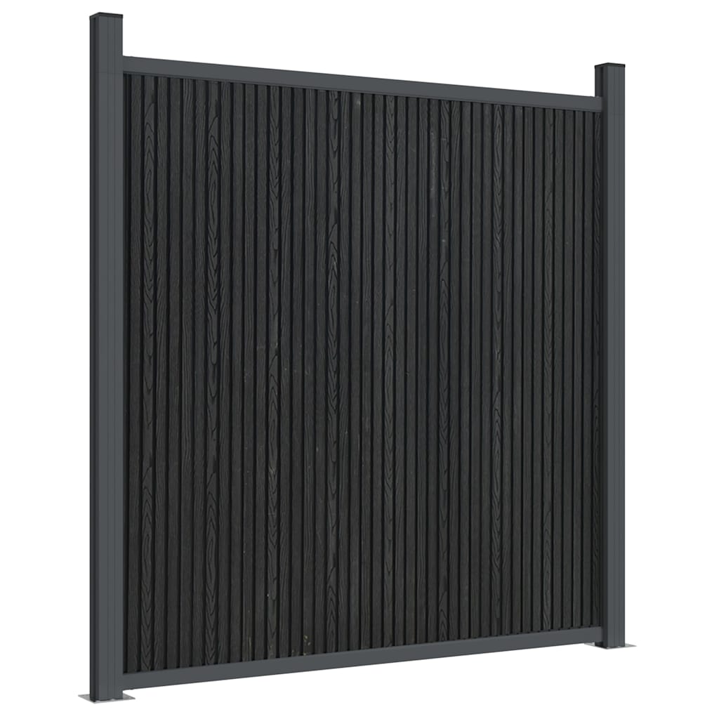 vidaXL Fence Panel Grey 872x186 cm WPC 6