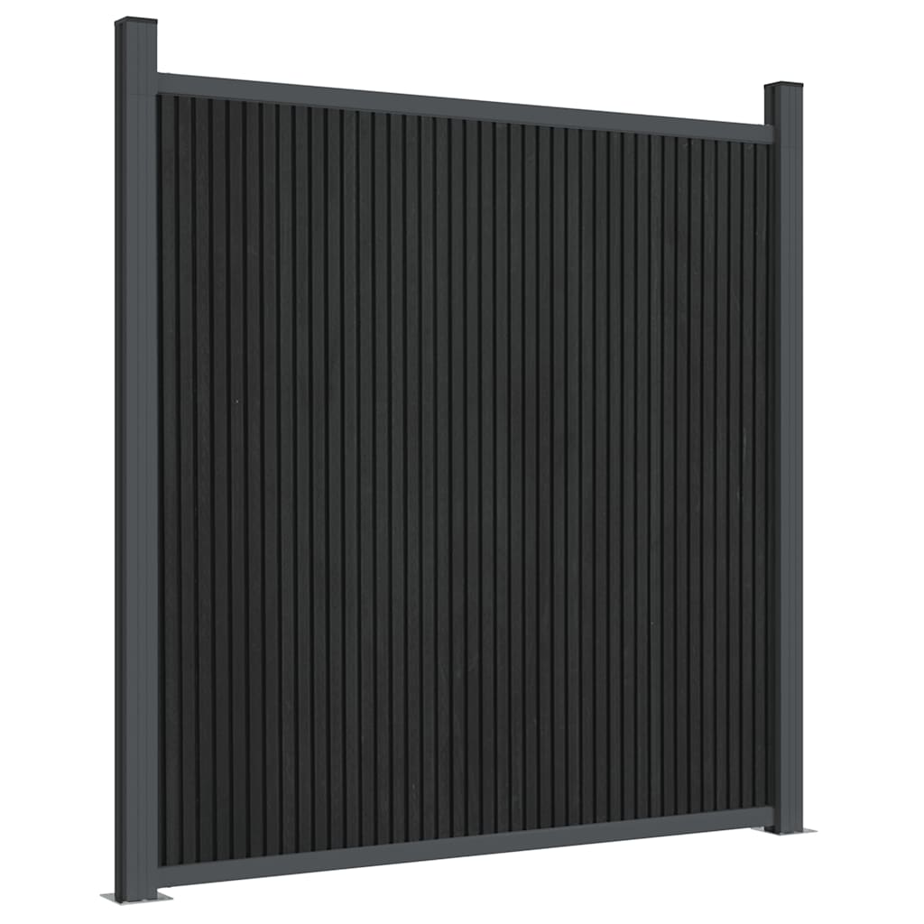 vidaXL Fence Panel Grey 1045x186 cm WPC 6