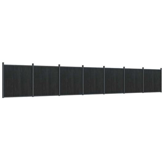 vidaXL Fence Panel Grey 1218x186 cm WPC 2