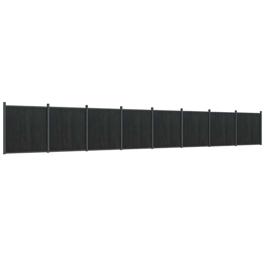 vidaXL Fence Panel Grey 1391x186 cm WPC 2