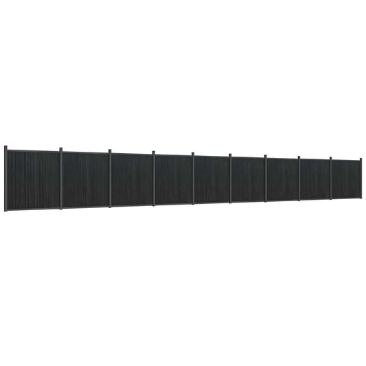 vidaXL Fence Panel Grey 1564x186 cm WPC 2