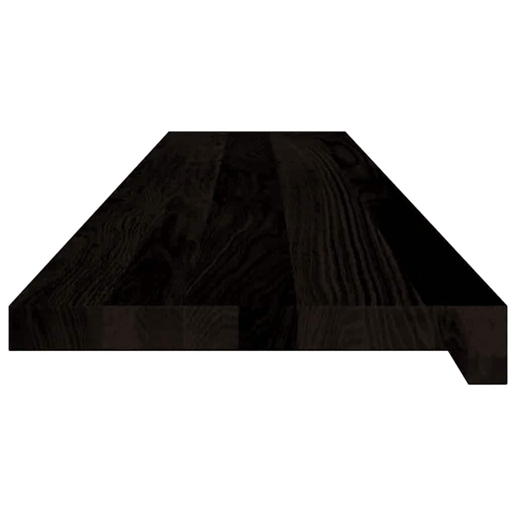 vidaXL Stair Treads 12 pcs Dark Brown 120x30x2 cm Solid Wood Oak 6