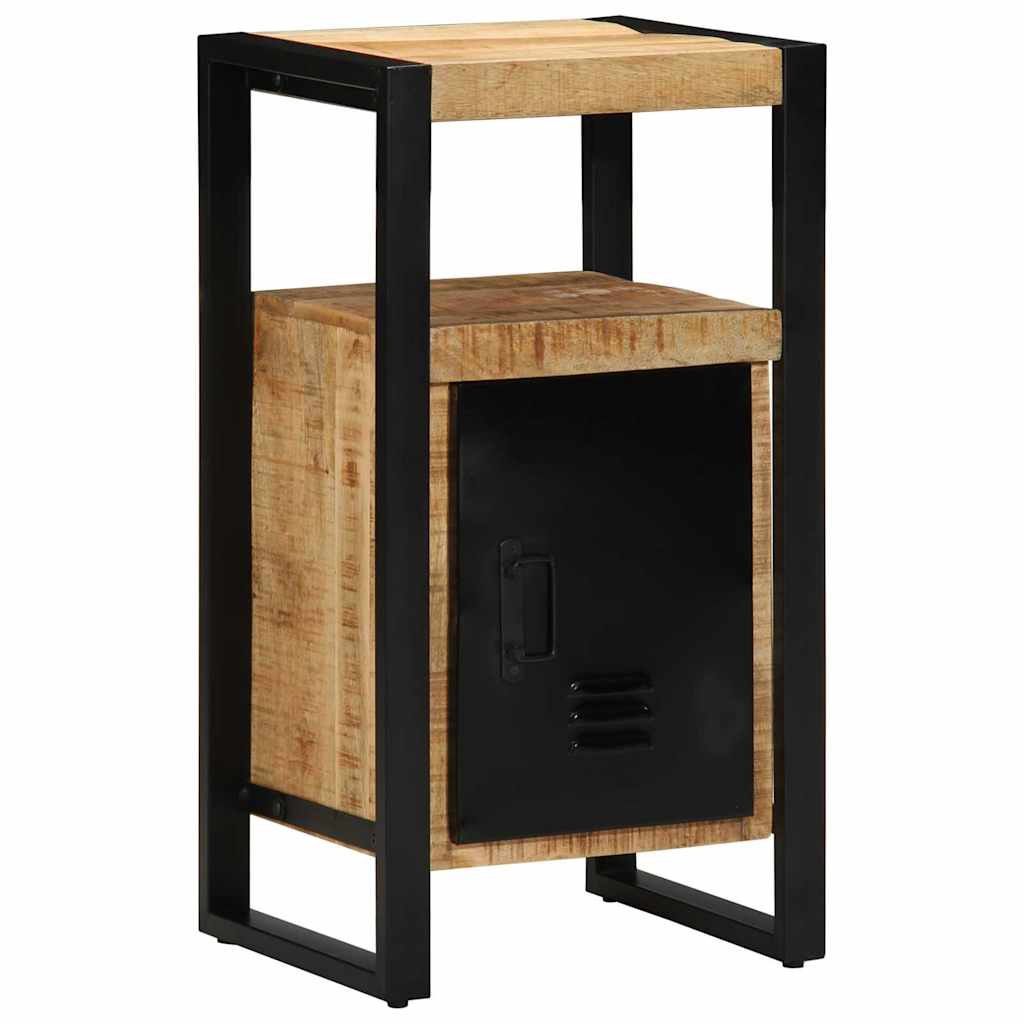 vidaXL Bathroom Furniture Set 4 pcs Brown and Black Solid Mango Wood 6