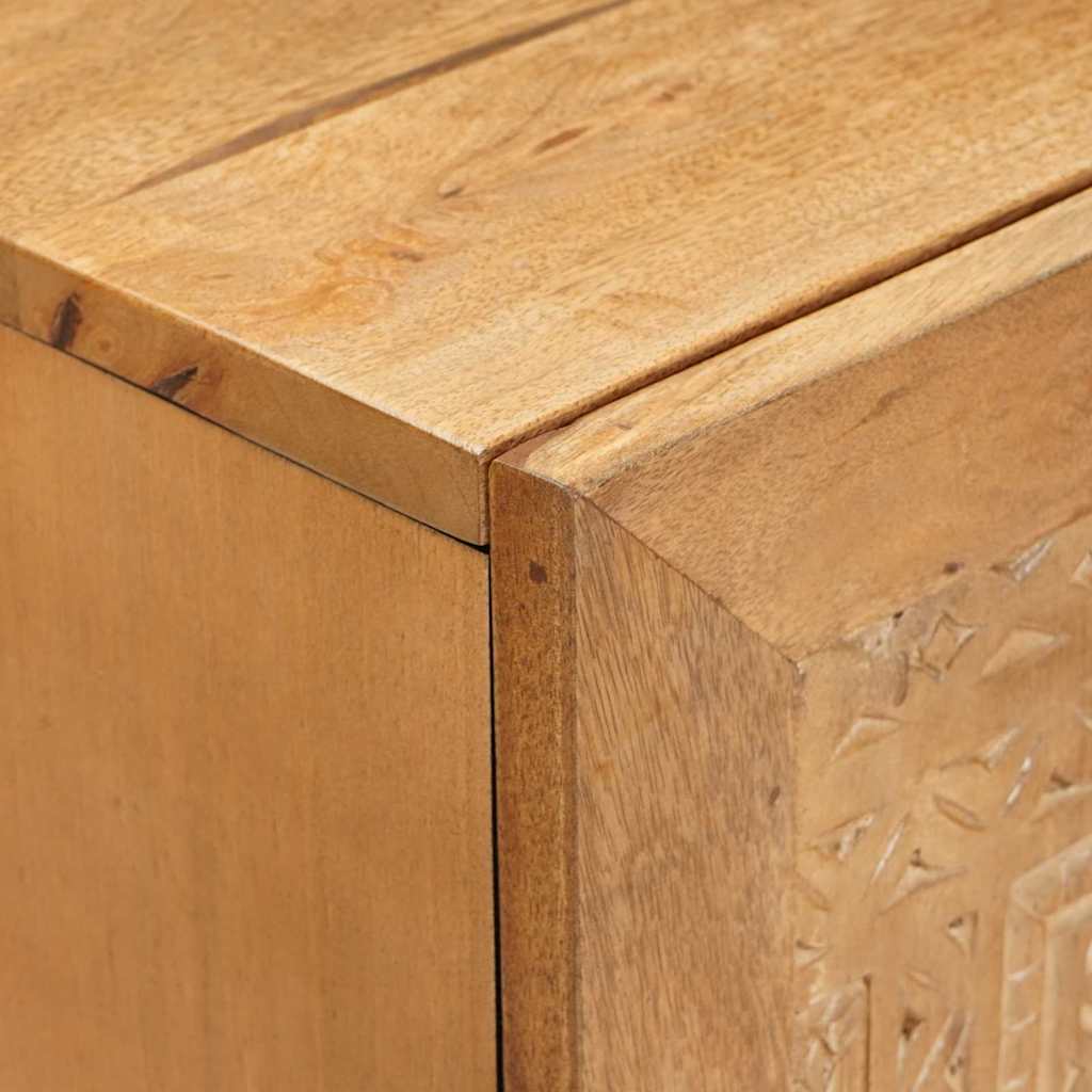 vidaXL Sideboard 3 pcs 180 x 33.5 x 75 cm Solid mango wood Brown 6