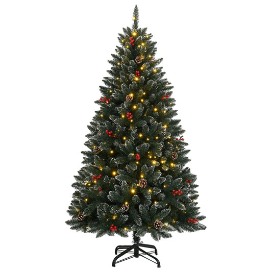 Artificial Christmas Tree Green 210 cm with LEDs