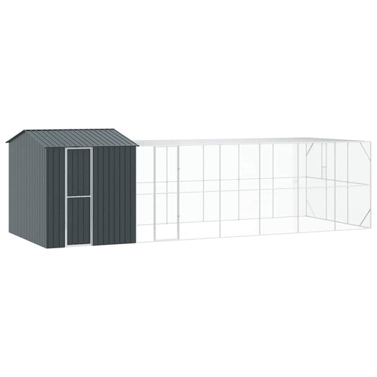 vidaXL Bird Cage Anthracite 845 x 304 x 247 cm Galvanised Steel 2