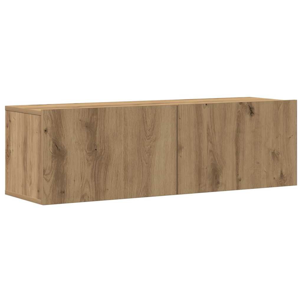 vidaXL Wall Mounted TV cabinets 8 pcs Artisan Oak Engineered Wood 6