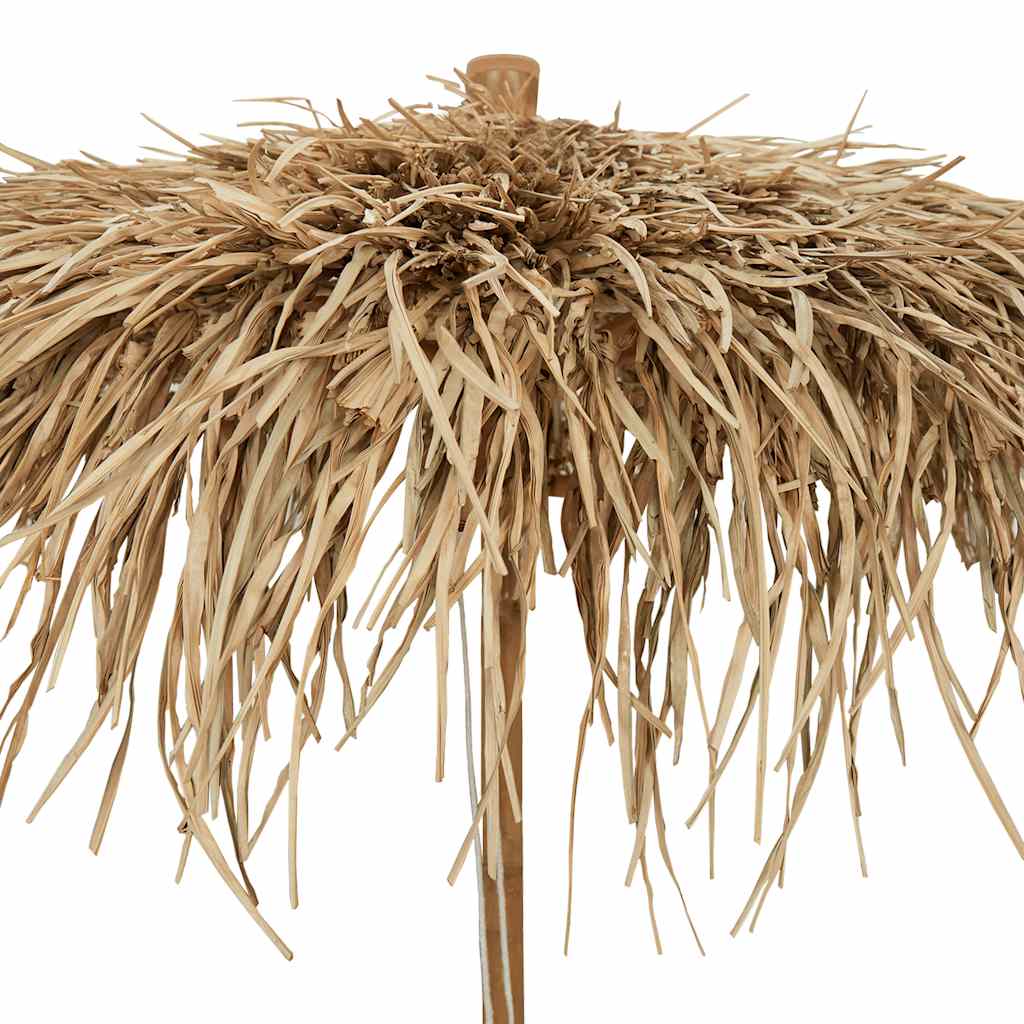 vidaXL Tiki Umbrella with Banana Leaf Canopy 240 cm Bamboo 6