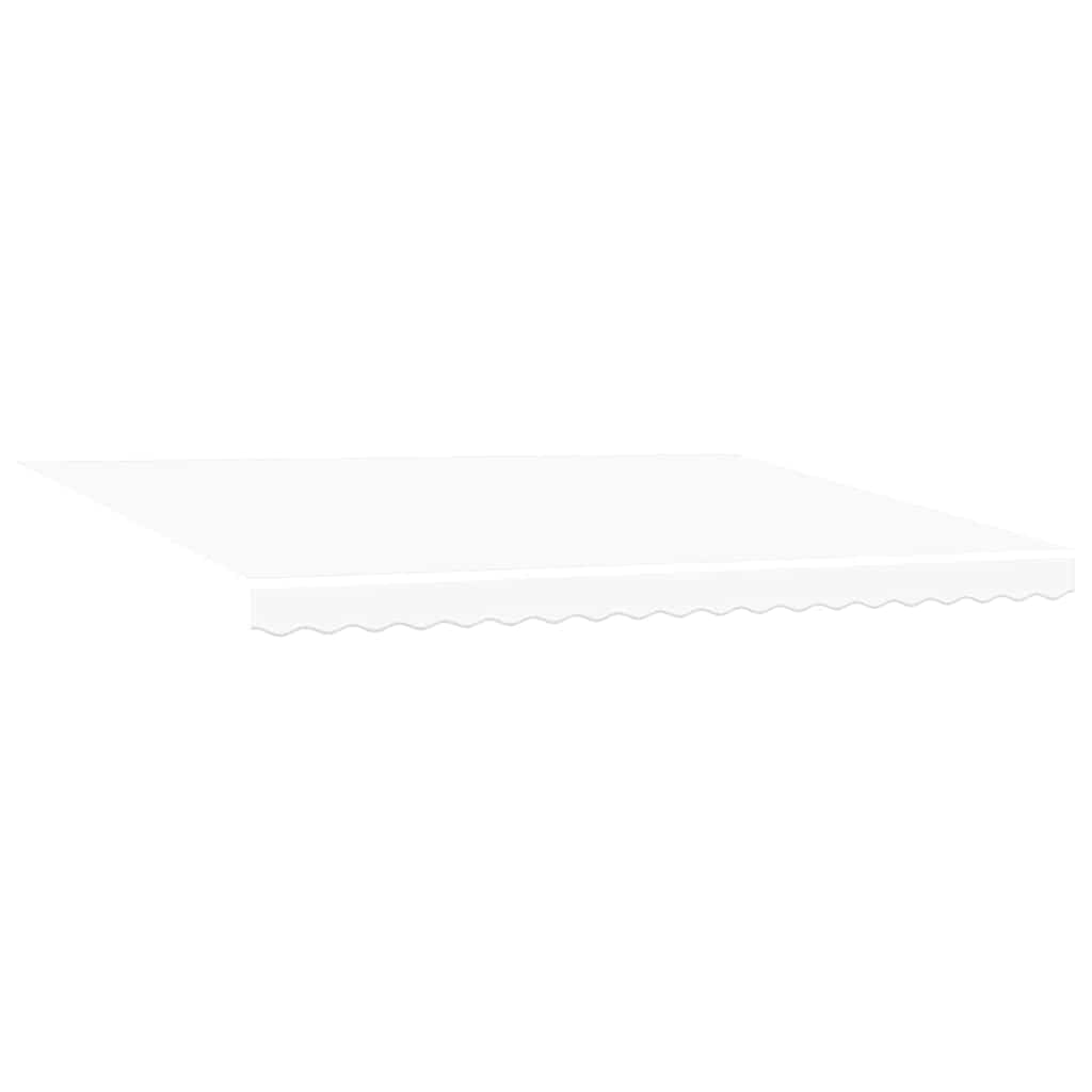 vidaXL Retractable Awning White 450 x 350 cm Fabric and Aluminium 6