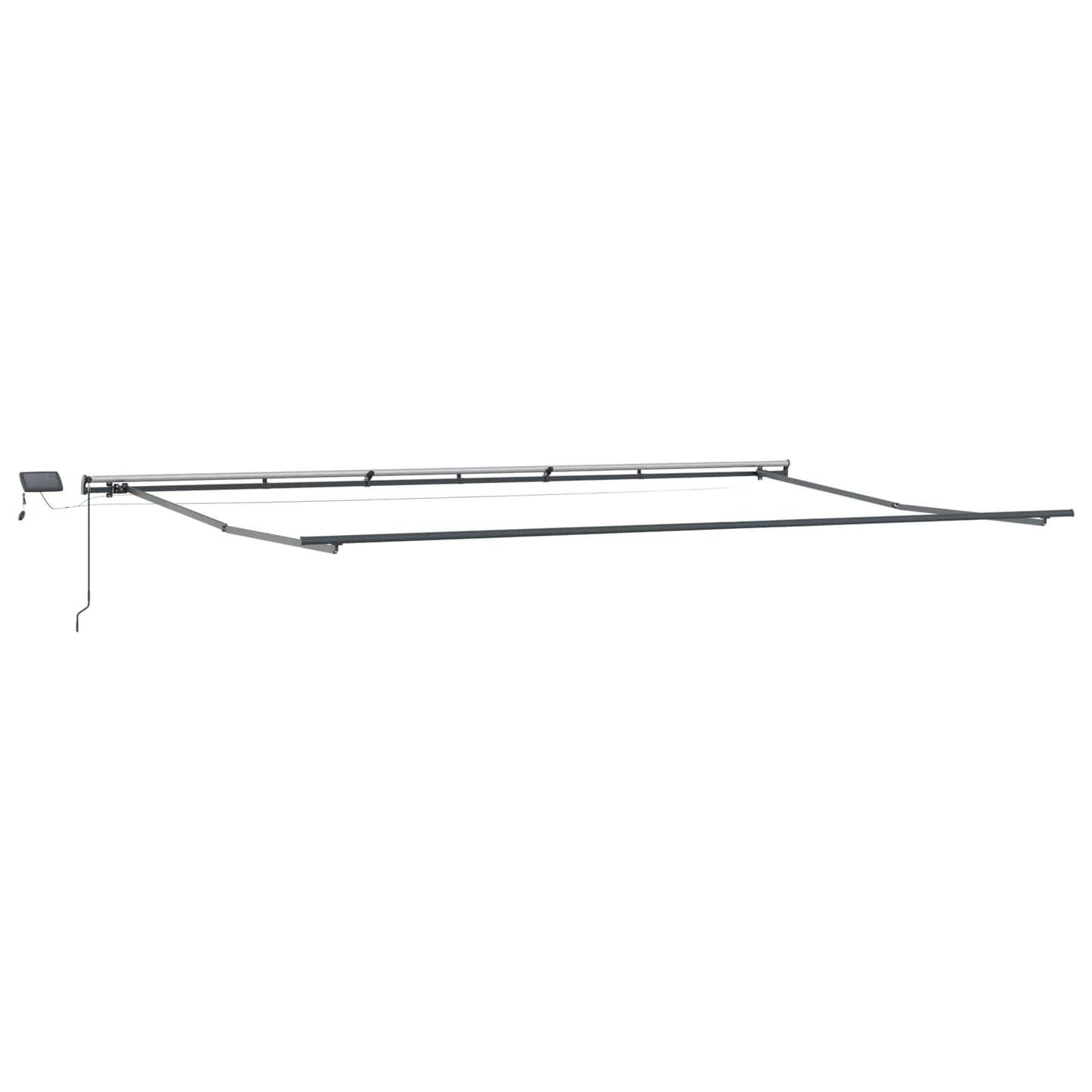 vidaXL Retractable Awning Orange and brown 600 x 300 cm 6