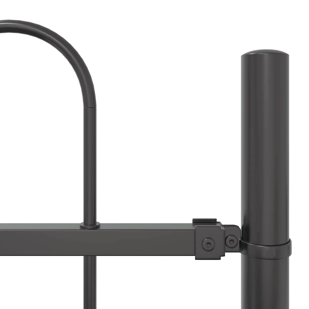vidaXL Garden Fence BOXTEL 9 pcs 15.3 x 1.5 m Powder-coated Steel Grey 6