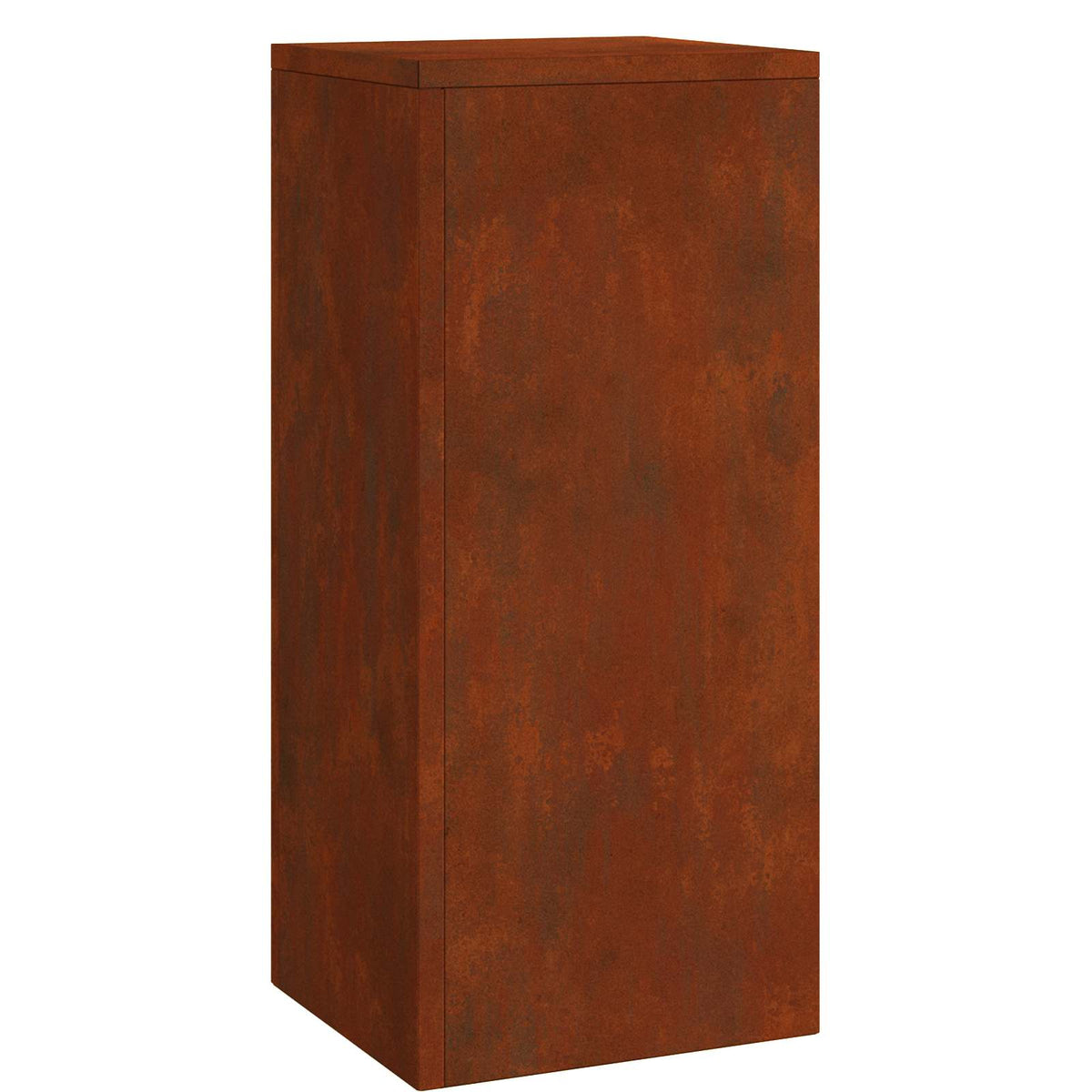 Plant Stand Rusty 30 x 30 x 40 cm Weathering Steel 3x (24 x 24 x 35/55/75 cm)