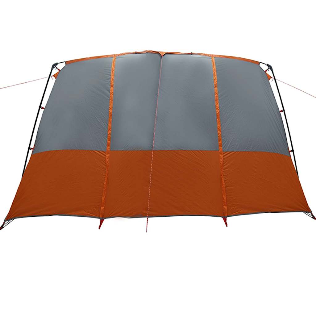 vidaXL Family Tent 12-Person 12-Person Grey and Orange 6