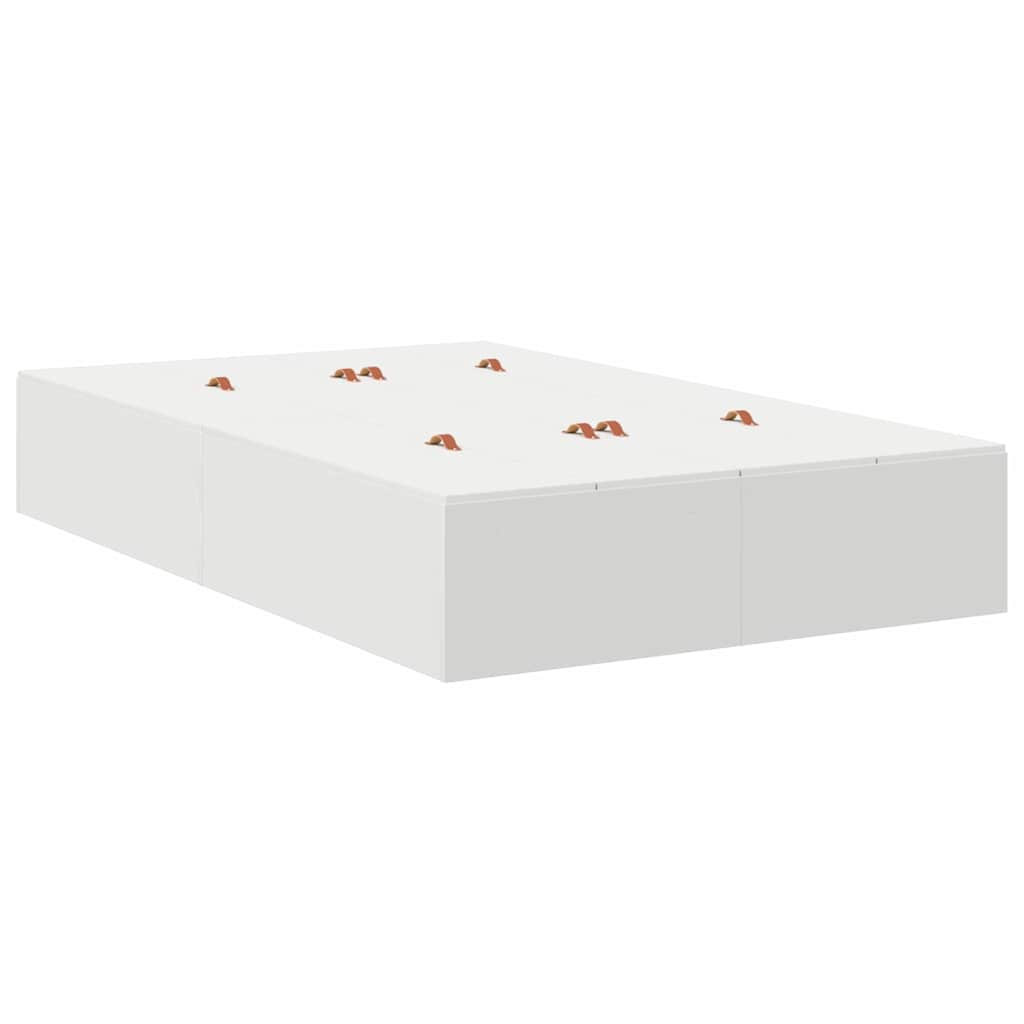 vidaXL Storage Bed Frame with Drawer White 120 cm Engineered Wood 6