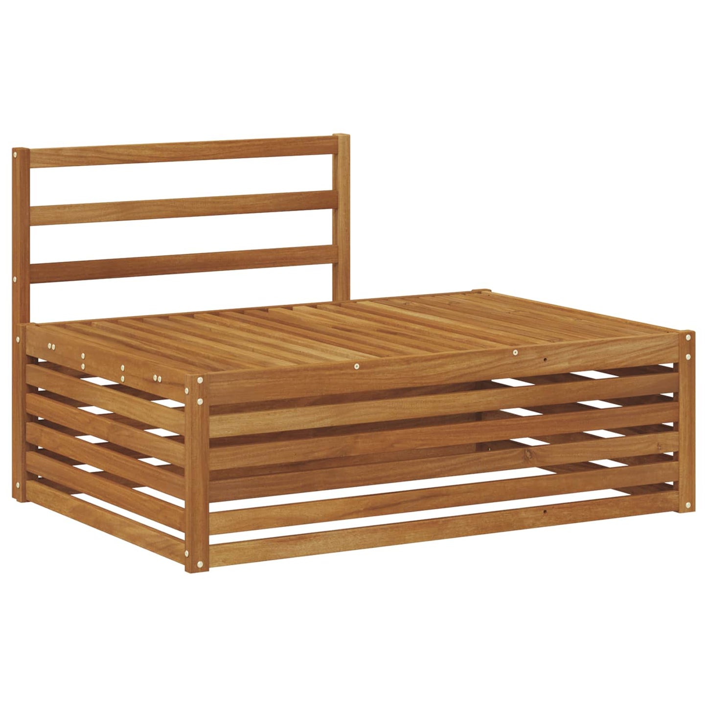 vidaXL 8 pcs Outdoor Sofa Set Solid Acacia Wood Natural 6