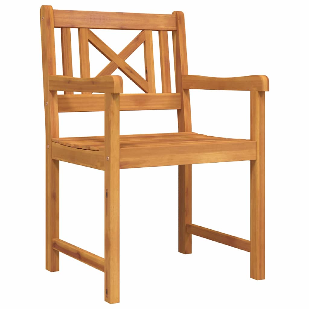 vidaXL Garden Dining Set 7 pcs Brown Solid Acacia Wood 6