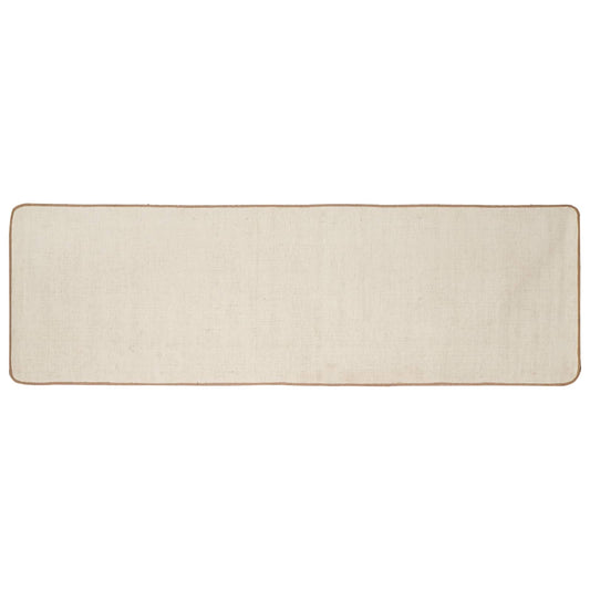 Area Rug Light Brown Jute Width 80 cm 300 cm