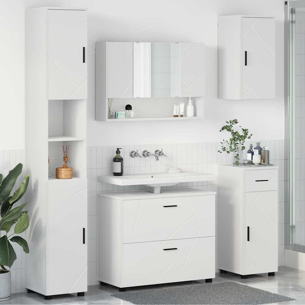 vidaXL Bathroom Furniture Set 5 pcs
