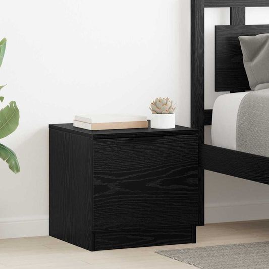 Bedside Cabinets 40x39x40 cm Black oak