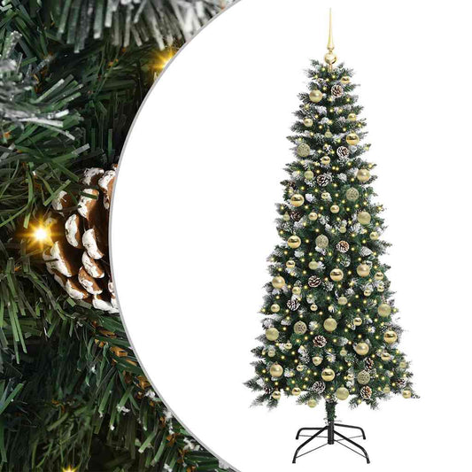 vidaXL Artificial Christmas Tree Green 180 cm 2