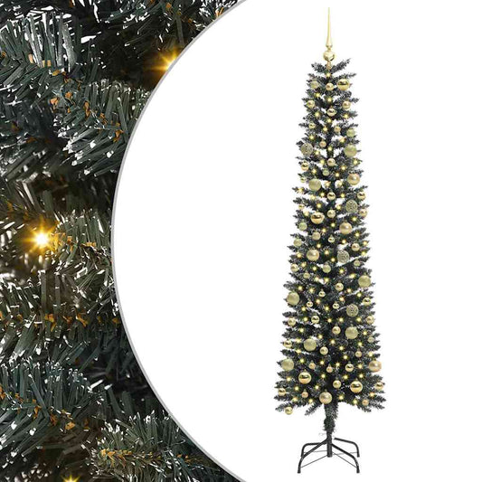 vidaXL Artificial Christmas Tree Green 210 cm 2