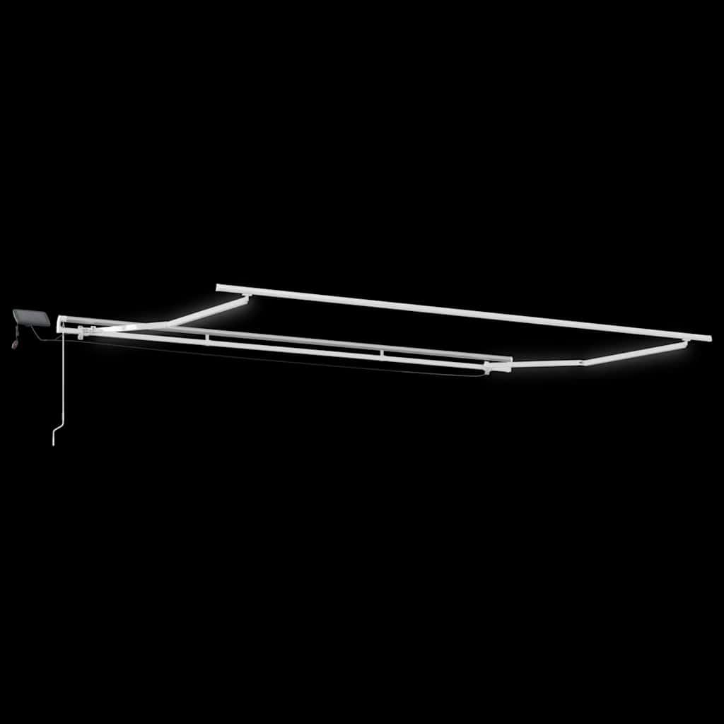 vidaXL Retractable Awning Blue and White 450 x 300 cm 6