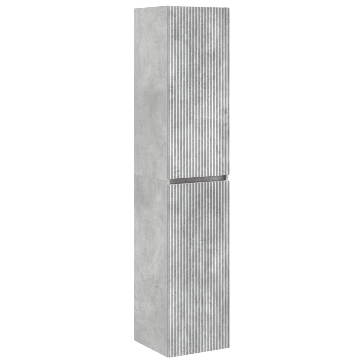 vidaXL Bathroom Furniture Set 5 pcs Concrete Grey 33 x 34.5 x 160 cm 6