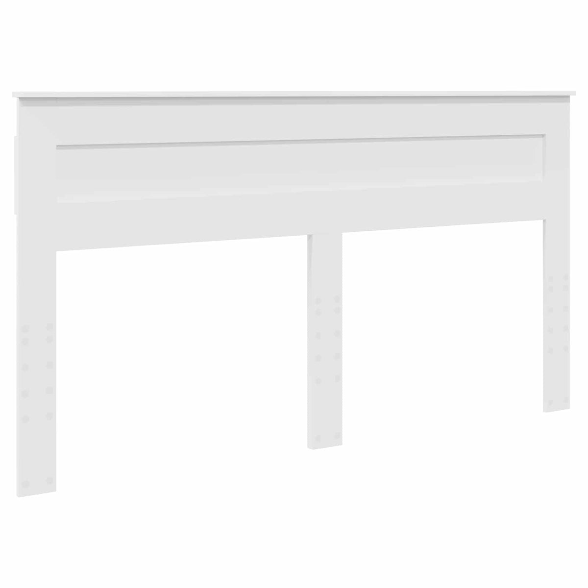 Bed Frame with Headboard Solid Pine Wood Length 200 cm White 200 cm
