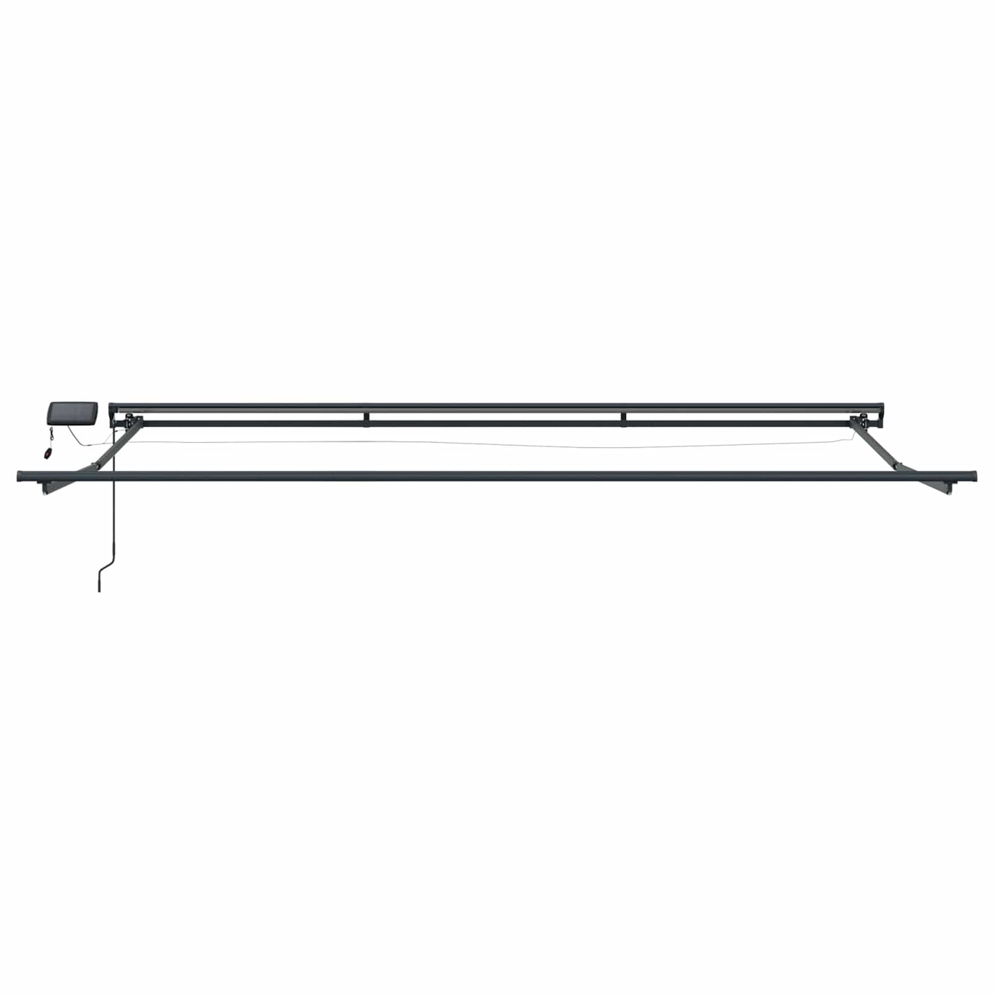 vidaXL Manual Awning Frame with LEDs 5 x 3.5 m 6