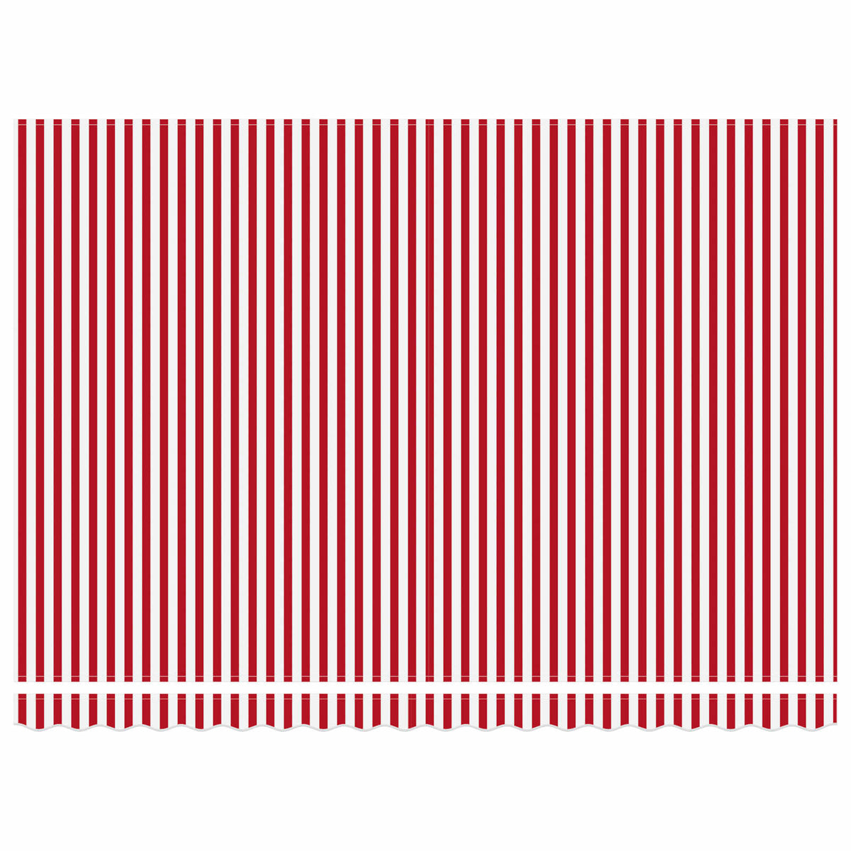 vidaXL Electric Retractable Awning Red, White and Anthracite 5 x 3 m 6