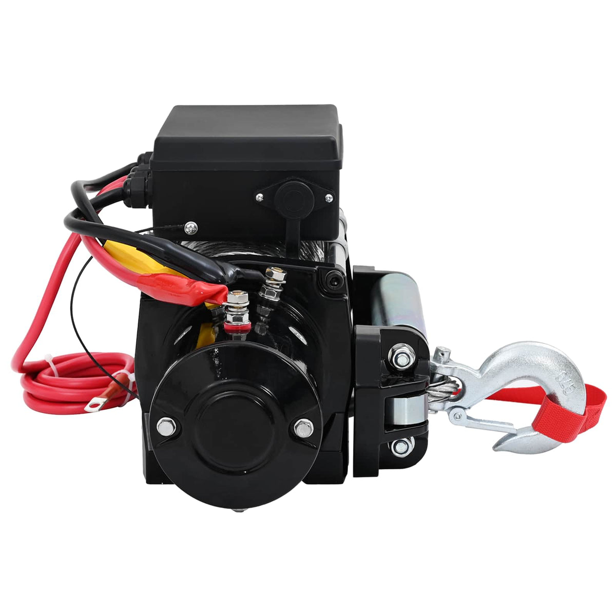 vidaXL Electric Winch PVC Black 6