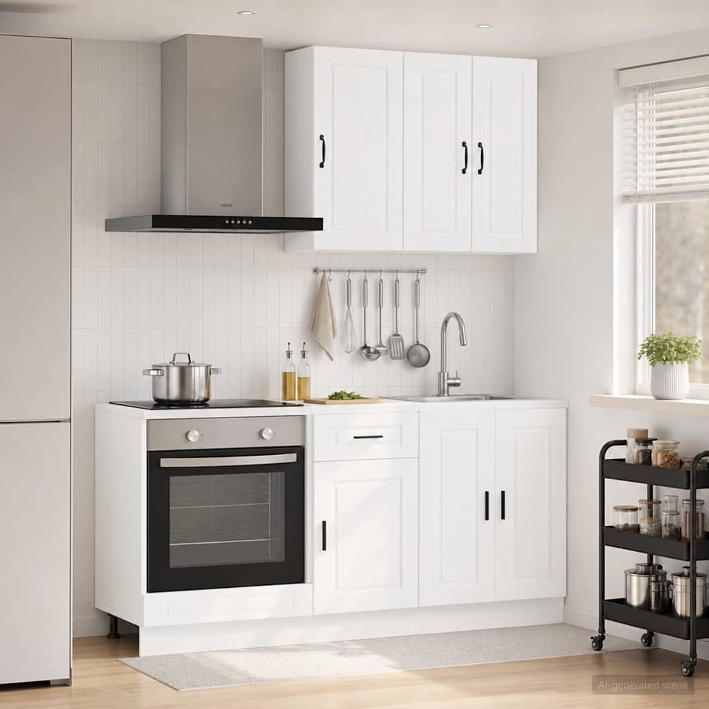 vidaXL Kitchen Unit PORTO 5 pcs Engineered Wood