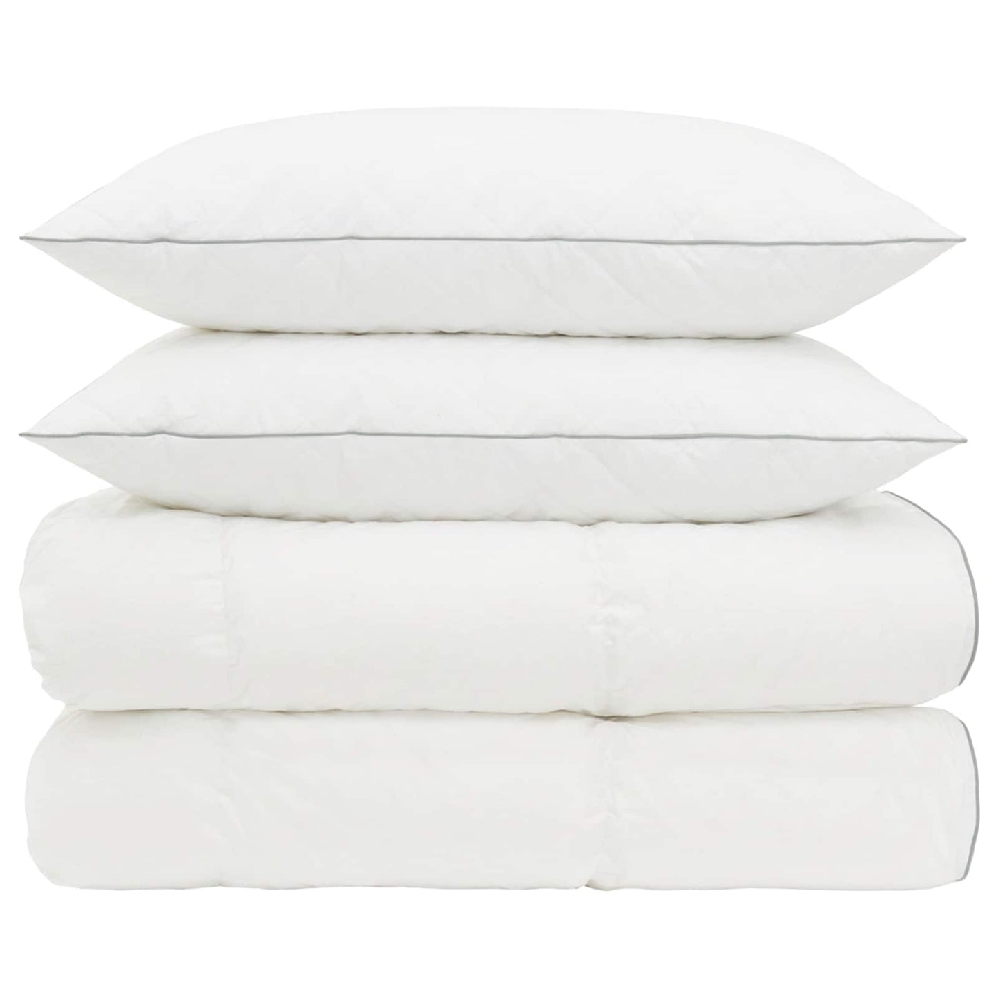 vidaXL 90% Goose Down Duvet Set FULDA 3 pcs 200 x 220 cm All Seasons 6