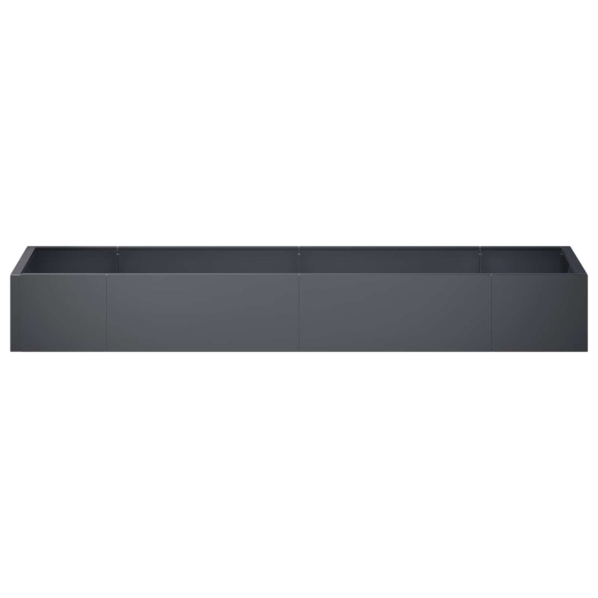 vidaXL Retaining Wall 8 pcs 300 x 100 x 50 cm Steel Anthracite 6