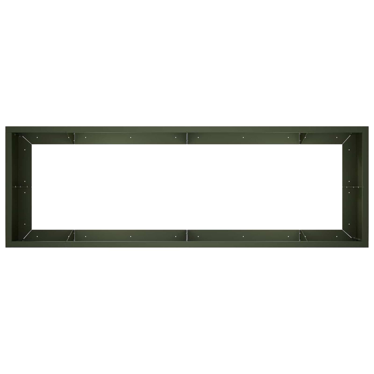 vidaXL Retaining Wall 8 pcs 300 x 100 x 50 cm Steel Olive Green 6