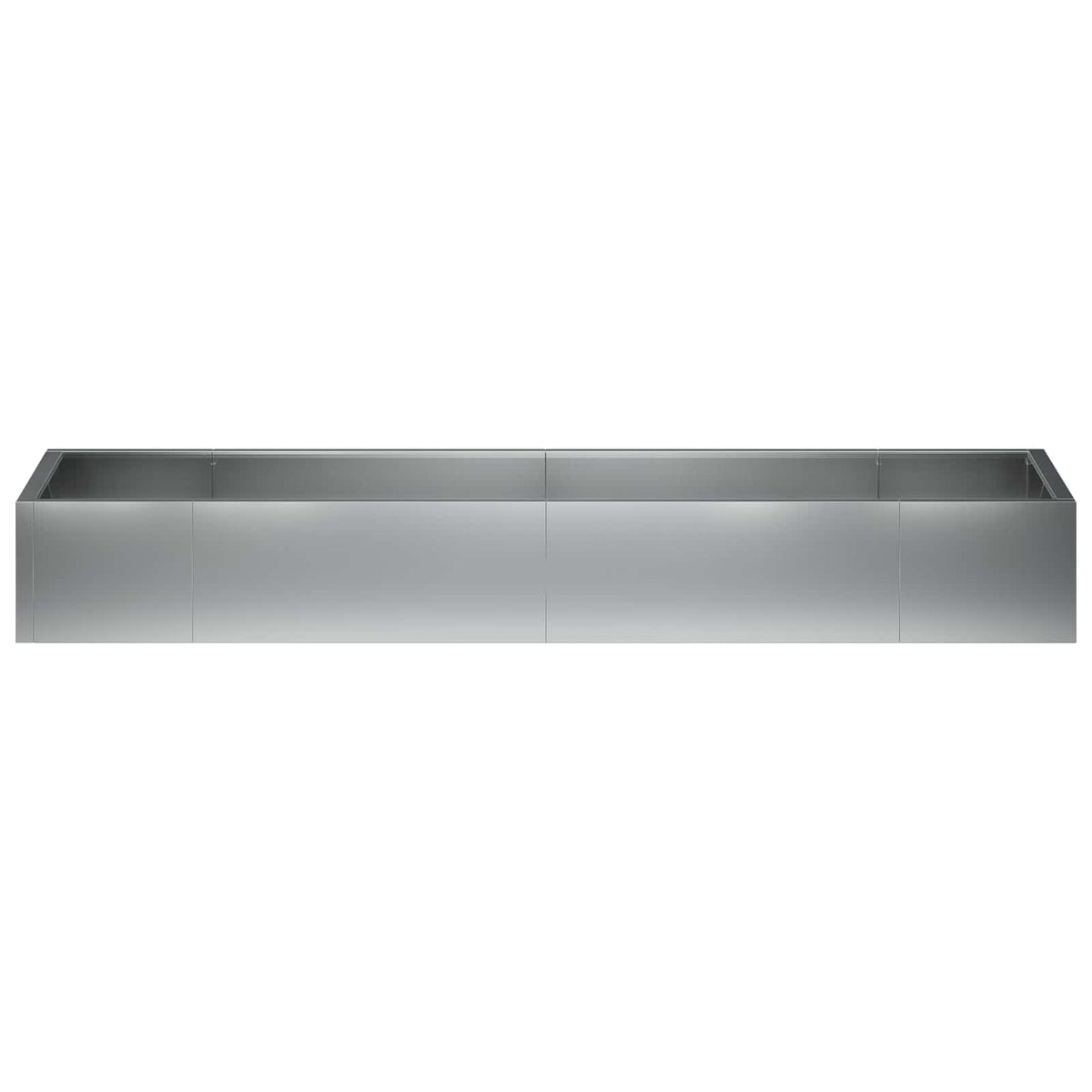 vidaXL Retaining Wall 8 pcs 300 x 100 x 50 cm Galvanised Steel Silver 6