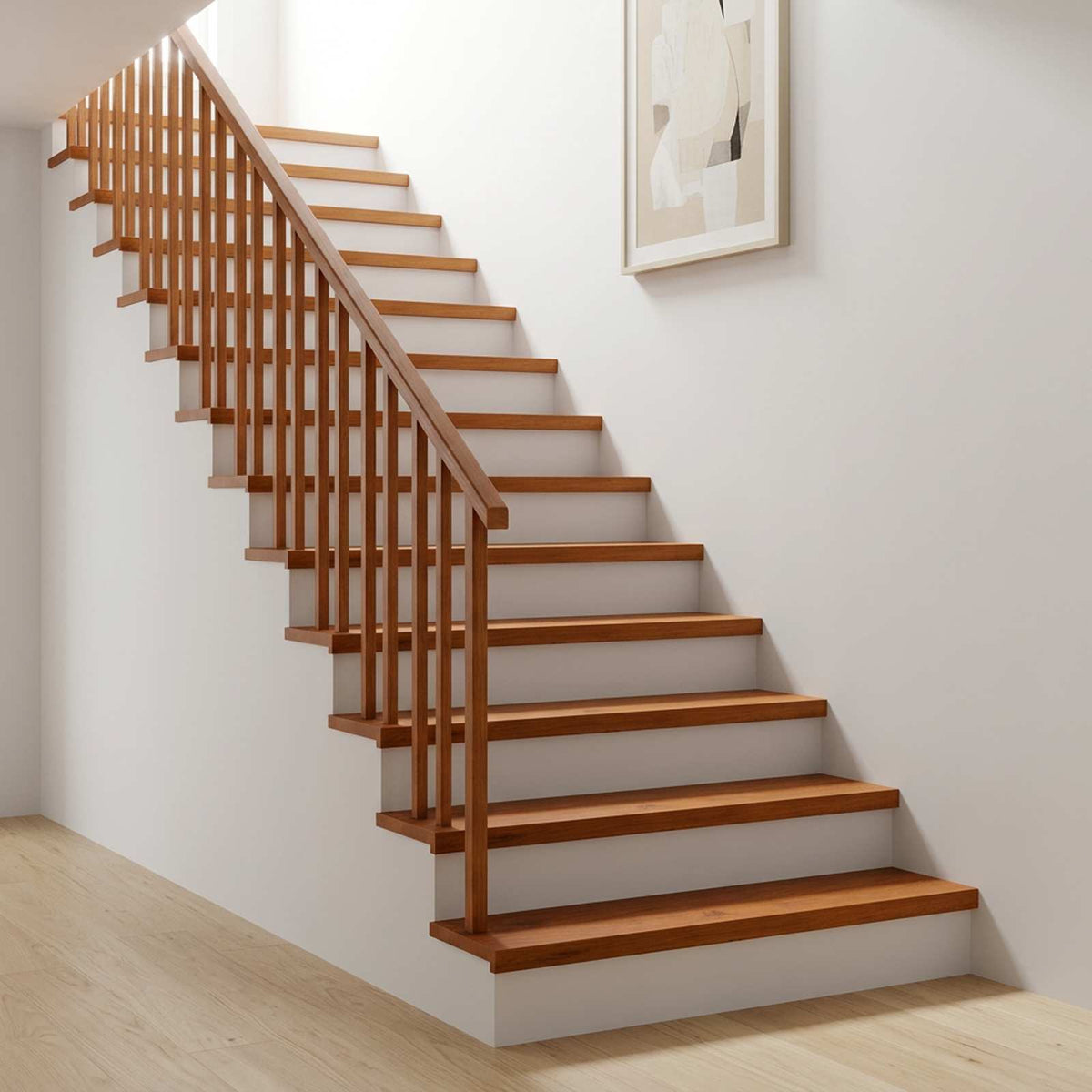 Stair Tread Solid Oak Wood Depth 25 cm 2 pcs Brown 110 cm