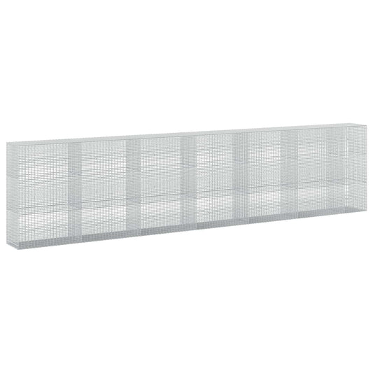 vidaXL Gabion with 3.5 mm Wire and 5x2.5 cm Mesh 650x50x150 cm 2