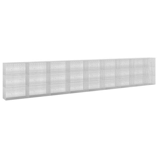 vidaXL Gabion with 3.5 mm Wire and 5x2.5 cm Mesh 850x50x150 cm 2
