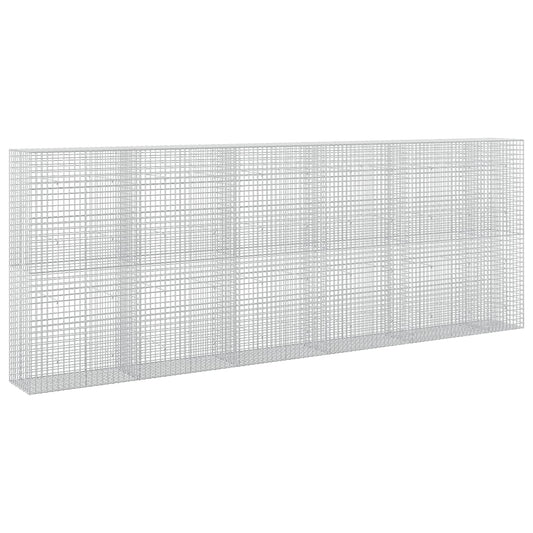 vidaXL Gabion with 3.5 mm Wire and 5x5 cm Mesh 550x50x200 cm 2