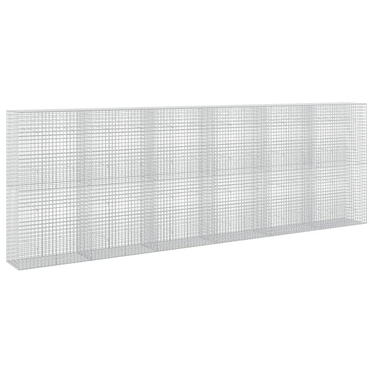 vidaXL Gabion with 3.5 mm Wire and 5x5 cm Mesh 600x50x200 cm 2