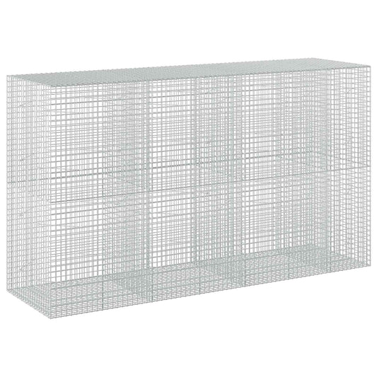 Gabion with 3.5 mm Wire and 5x5 cm Mesh 50x100x200 cm Height 200 cm Thickness 100 cm 50–1000 cm 350 cm
