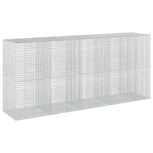 vidaXL Gabion with 3.5 mm Wire and 5x5 cm Mesh 450x100x200 cm 2