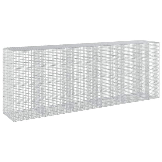 vidaXL Gabion with 3.5 mm Wire and 5x5 cm Mesh 550x100x200 cm 2