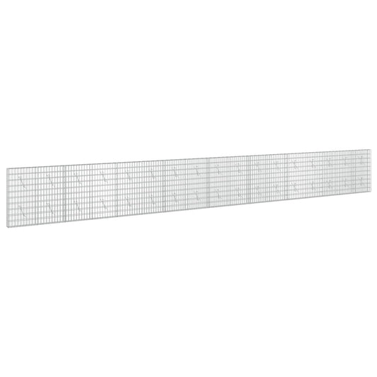 Gabion with 3.5 mm Wire and 5x10 cm Mesh 50x10x100 cm Height 100 cm Thickness 10 cm 50–1000 cm 850 cm
