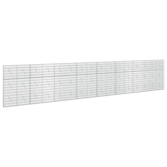 vidaXL Gabion with 3.5 mm Wire and 5x10 cm Mesh 800x10x150 cm 2