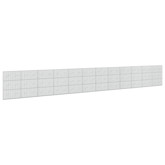 vidaXL Gabion with 3.5 mm Wire and 5x10 cm Mesh 1200x10x150 cm 2
