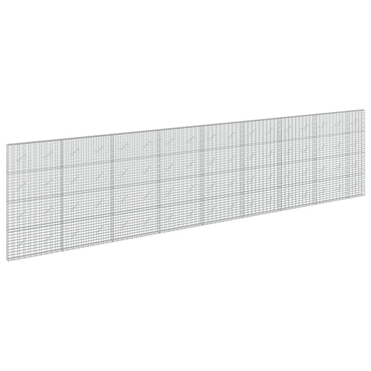 vidaXL Gabion with 3.5 mm Wire and 5x10 cm Mesh 850x10x200 cm 2